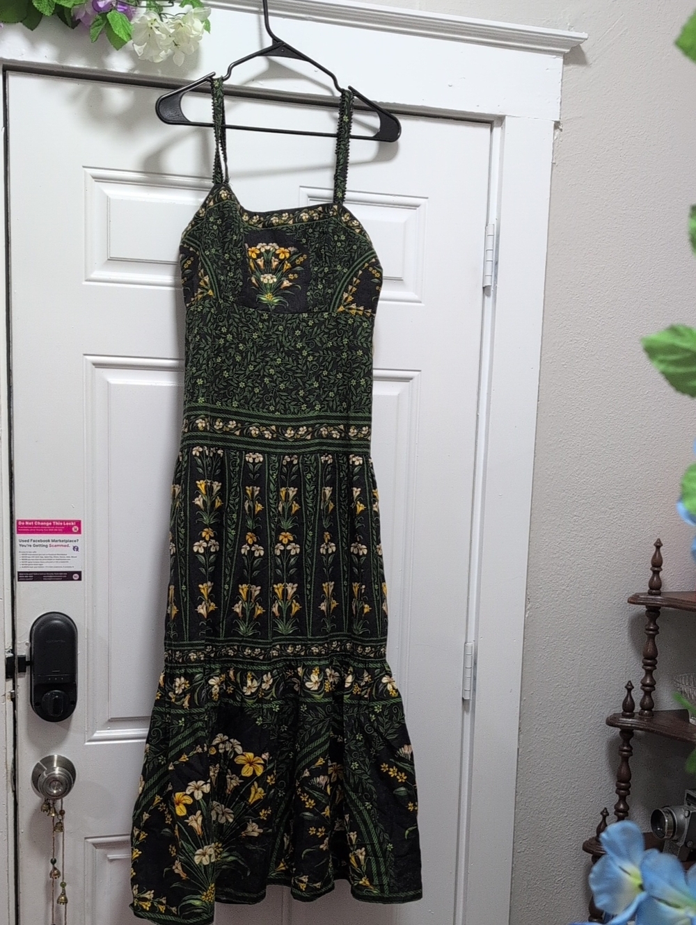 Farm Rio Flowers Arch Sleeveless Maxi Dress NWT